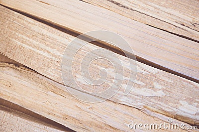 Closeup shot of roughly chopped woods - perfect for wallpaper Stock Photo