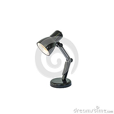 Closeup small lamp isolated on white background with clipping path Stock Photo