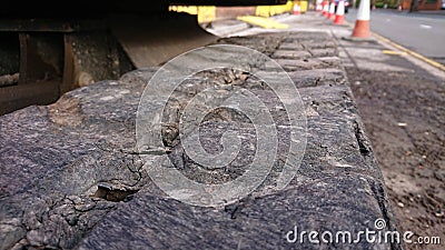 Small Mini Hydraulic Excavator Digger Stock Photo