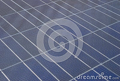 Closeup on solarcell Stock Photo