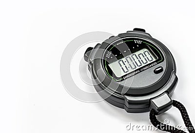 Closeup stopwatch Stock Photo