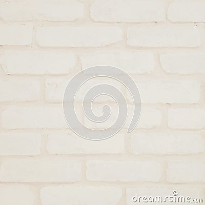 Closeup surface brick wall pattern at cream color brick wallpaper wall textured background Stock Photo