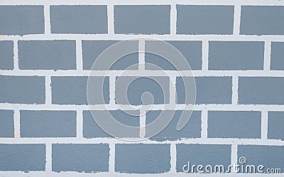 Closeup to Gray Brick Pattern Background/ Texture Stock Photo