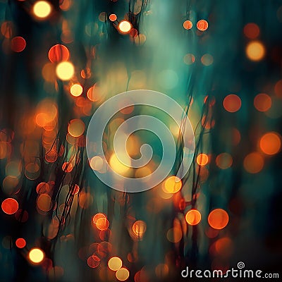 Closeup of various glowing light bulbs in selective focus. Stock Photo