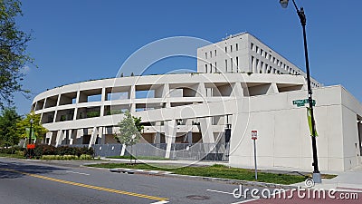 Closeup view of ATF headquarters, Washington DC Stock Photo