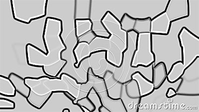 Closeup view of stylized microorganisms under the microscope, abstract background, 3d render computer generating backdro Stock Photo