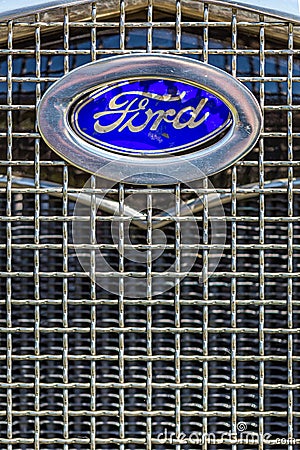 1930 Ford Model A Grille Editorial Stock Photo