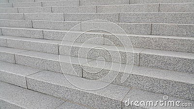 Closeup vire of grey concrete stairs with dark concrete lines on footsteps Stock Photo