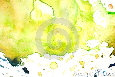 Closeup of watercolor palette Stock Photo