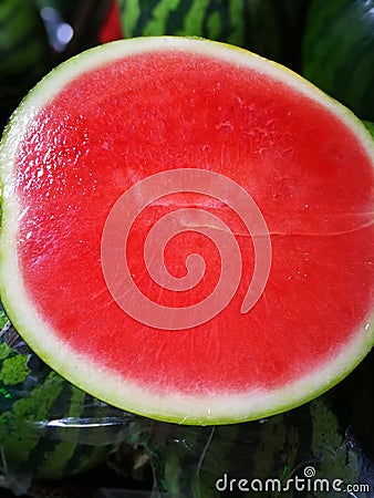 closeup of watermelon Stock Photo