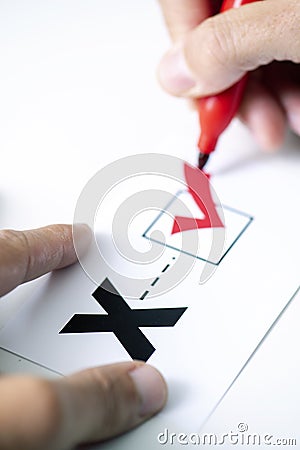 X for the third gender category Stock Photo