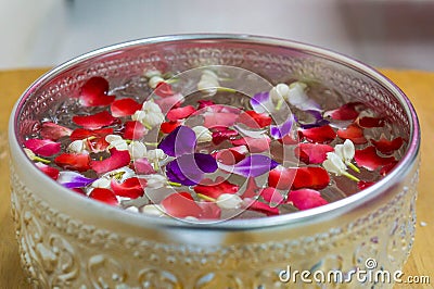 Closup flower,petals used for aromatherapy spa Stock Photo