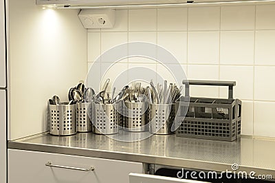 Closup of a kitchen Stock Photo