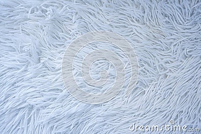 Cloth furry carpet natural fluffy hairy seamless cotton textured Stock Photo