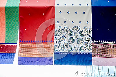 Cloth, Indian district Singapore Stock Photo