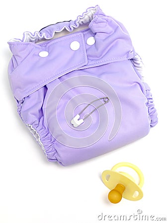 Cloth Nappy Stock Photo