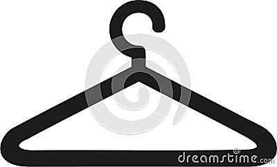 Clothes hanger icon Stock Photo