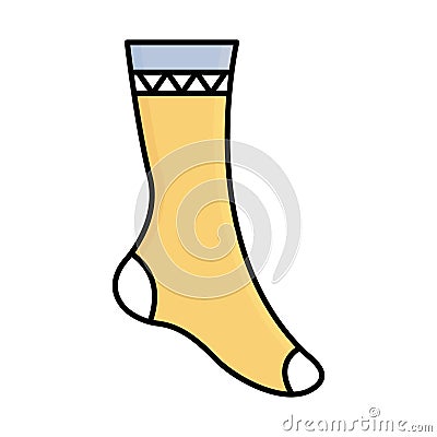 Clothes Outline with Fill Color Vector icon which can easily modify or edit Vector Illustration
