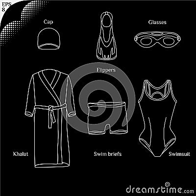 Clothes for swimmers 2 Stock Photo