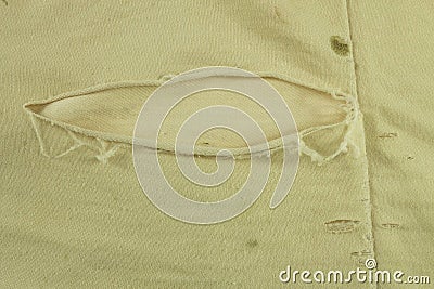 Clothes torn Stock Photo