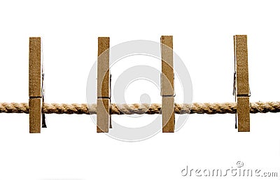 Clothespins 2 Stock Photo