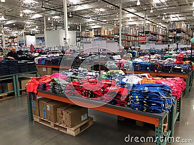 Costco Wholesale Shopping Editorial Stock Photo