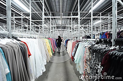 Clothing factory Editorial Stock Photo