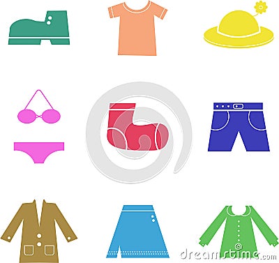 Clothing Shapes Royalty Free Stock Images - Image: 5502709