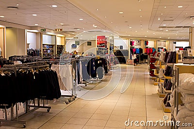 Large Clothing Shop Interior Editorial Stock Photo - Image: 29941768