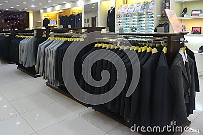 Clothing store Stock Photo