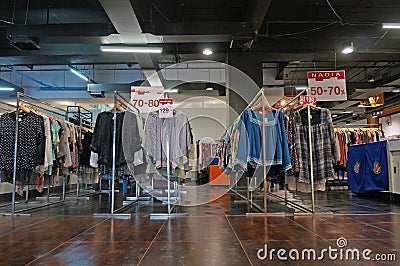 clothing store Editorial Stock Photo
