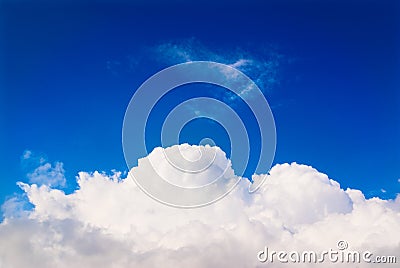 Cloud blue sky Stock Photo