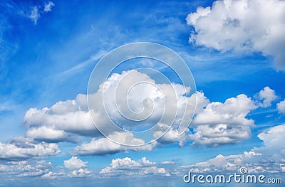 Cloud and blue sky Stock Photo