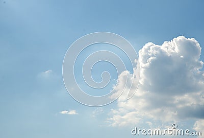 The cloud on the blue sky Stock Photo