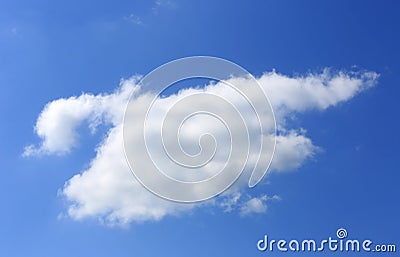 cloud in blue sky Stock Photo