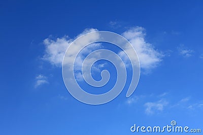 Cloud in blue sky Stock Photo