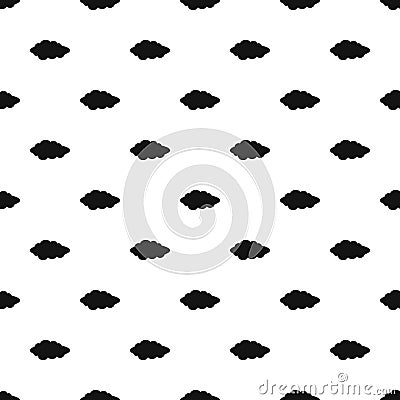 Cloud composition pattern seamless vector Vector Illustration