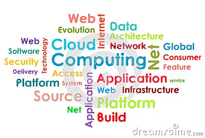 Cloud computing concept design Vector Illustration