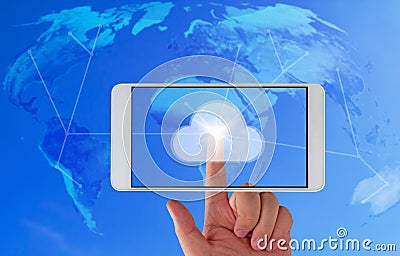 Cloud Computing Concept Stock Photo