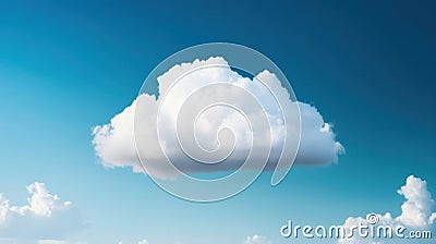 Cloud Computing Enabling Virtual Collaboration Concept Stock Photo