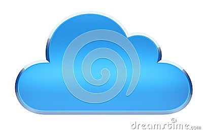 Cloud Computing Symbol Stock Photo