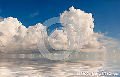 Cloud formation Stock Photo