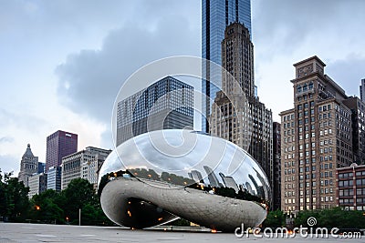 Cloud Gate, Chicago - the bean Editorial Stock Photo