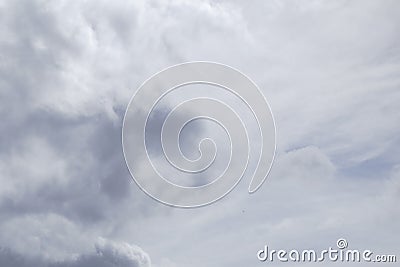 Cloud in grey sky background Stock Photo