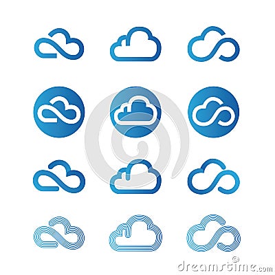 Cloud icon Vector Illustration