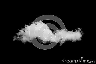 Cloud isolated on black background,Textured Smoke,Brush clouds,Abstract black Stock Photo