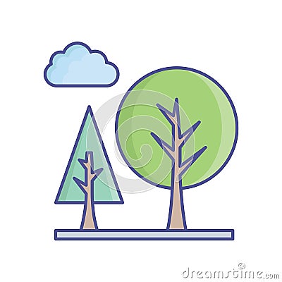 Cloud Line Style vector icon which can easily modify or edit Stock Photo