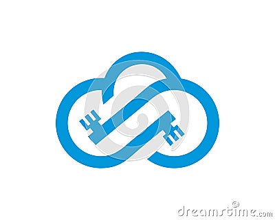 Cloud logo Template vector Vector Illustration