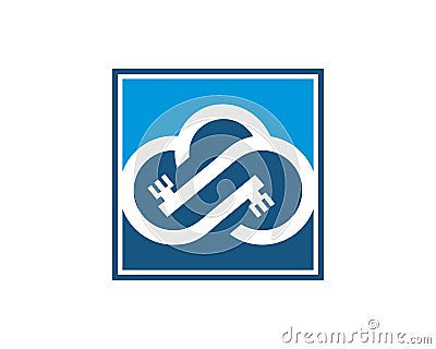 Cloud logo Template vector Vector Illustration