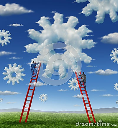 Cloud Management Stock Photo